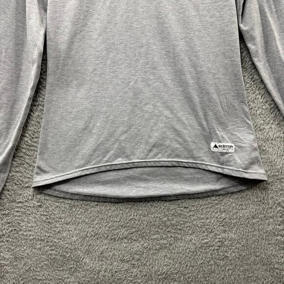 Burton Women's Medium Long Sleeve Gray Pullover 1/4 Zip Soft Comfort Outdoor - Picture 5 of 9